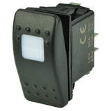BEP SPST Contura Switch - 1-Amber LED - OFF/ON 1001801
