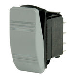 BEP DPDT Contura Switch - 2-Amber LEDs - Gray - ON/ON 1001812