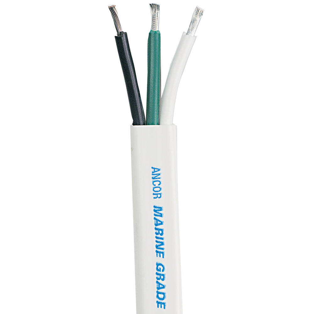 Ancor White Triplex Cable - 14/3 AWG - 500' 131550