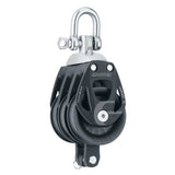 Harken 60mm Triple Aluminum Element Block w/Swivel & Becket 6273