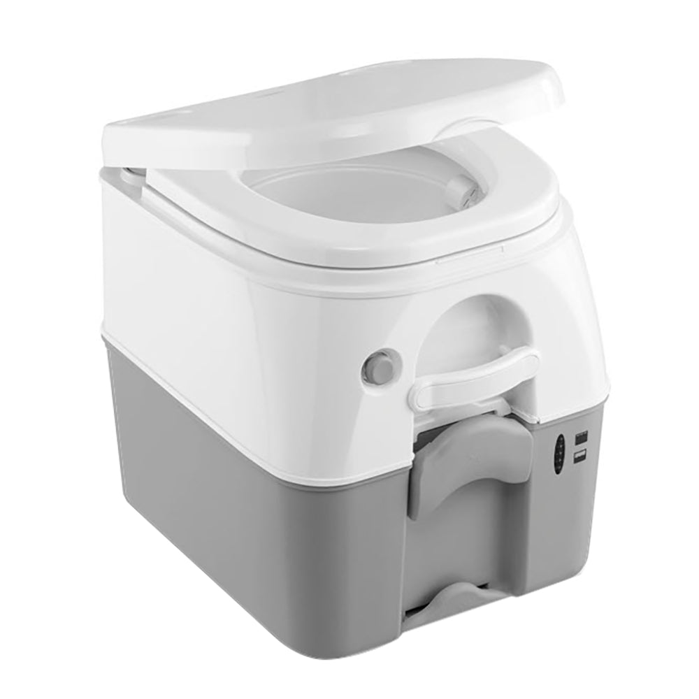 Dometic 975 MSD Portable Toilet w/Mounting Brackets - 5 Gallon - Grey 301197506