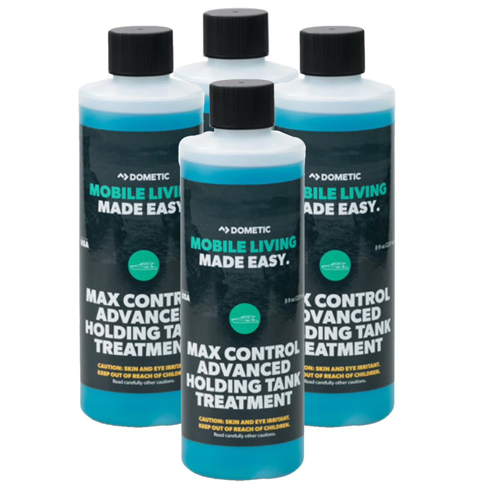 Dometic Max Control Holding Tank Deodorant - Four (4) Pack of 8oz Bottles 379700029