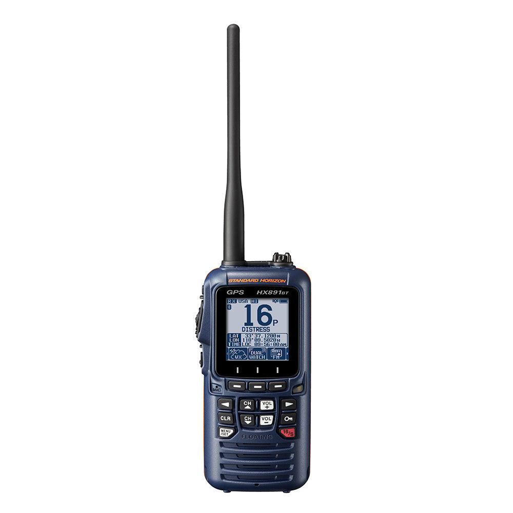 Standard HX891BTNB Handheld VHF 6W Class H DSC GPS Bluetooth - Navy Blue HX891BTNB