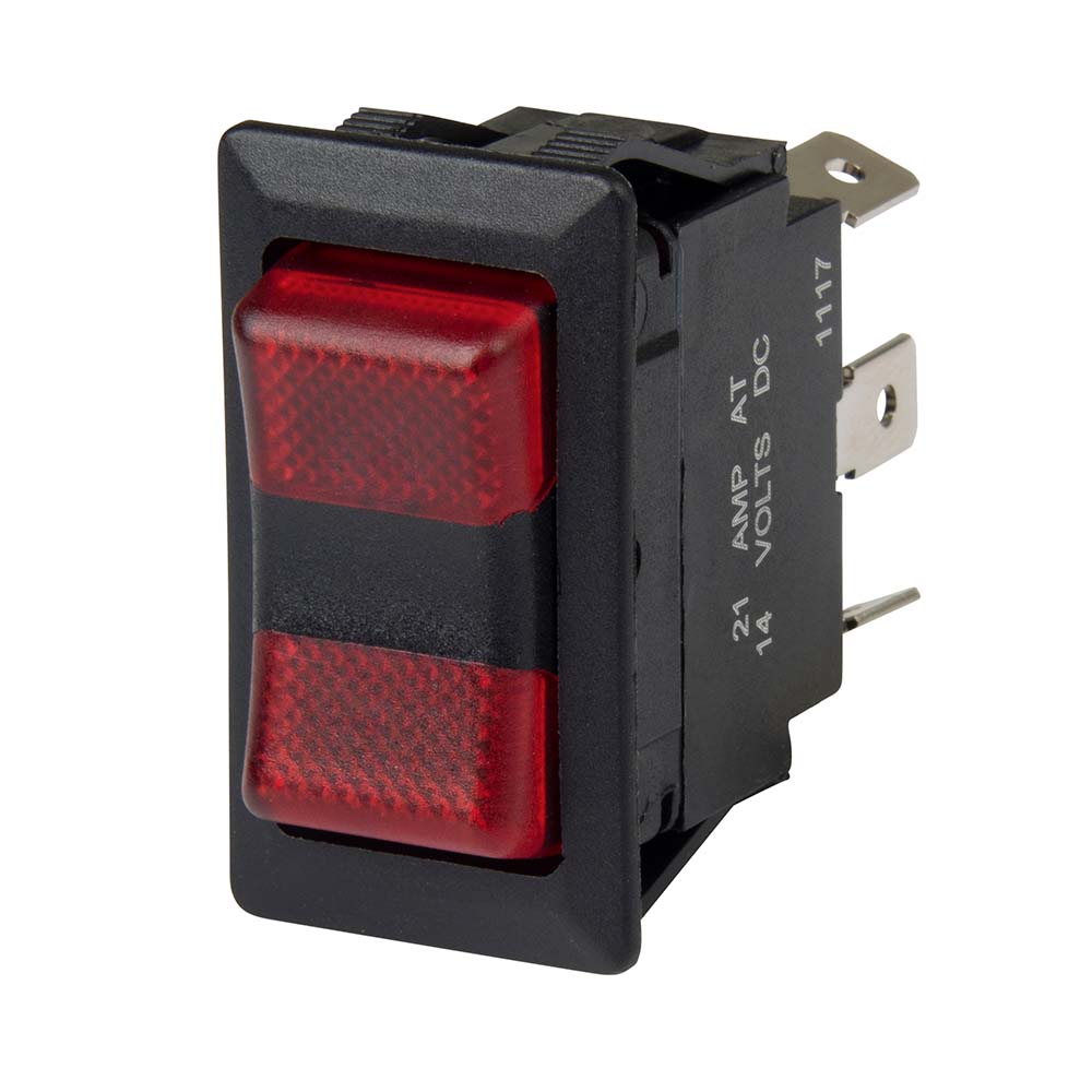 BEP SPDT Rocker Switch - 2-LEDs - 12V/24V - ON/OFF/ON 1001715