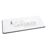 SeaDek Mako Logo Helm Pad - White/Storm Grey Embossed 39638-80375