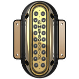 Metro Marine High-Output Vertical Surface Mount Light w/Intelligent Monochromatic LEDs - Aqua, 90° Beam F-SME1-V-A3-90