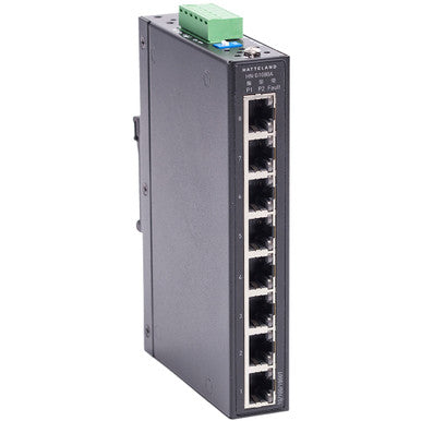 Hatteland Industrial 8-Port Slim Type Unmanaged Gigabit Ethernet Switch HN-G1080A