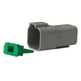Pacer Deutsch DT Receptacle & Wedge Lock Kit - 6 Position - 5 Pack TDT04-6P-5
