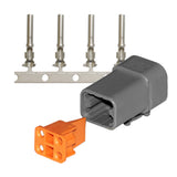 Pacer DTP Deutsch Plug Repair Kit - 14-12 AWG (4 Position) TDTP06F-4RS