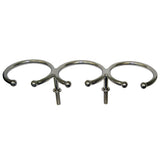 Whitecap Top Mount Ring SS Cup Holder - 3-Drink - Stud Mount S-3514