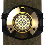Metro Marine High-Output Piling Mount Underwater Light w/Intelligent Full Spectrum LED's - RGBW, 90° Beam F-PMR1-FS-90