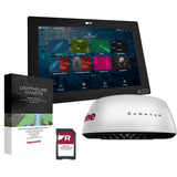 Raymarine Axiom+ 12 RV Chartplotter/Fishfinder Radar Bundle, Quantum Q24C, RealVision 3D