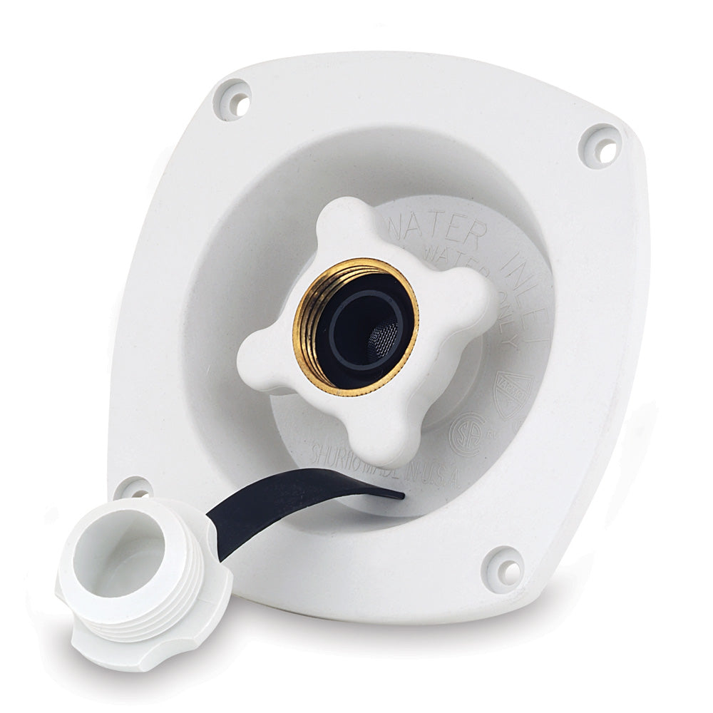 Shurflo by Pentair Pressure Reducing City Water Entry - Wall Mount - Gel White 183-029-18