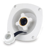 Shurflo by Pentair Pressure Reducing City Water Entry - Wall Mount - Gel White 183-029-18