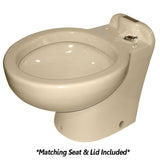 Raritan Marine Elegance - Household Style - Almond - Tall Angle Back - Freshwater Solenoid - Smart Toilet Control - 12V 230AHF012