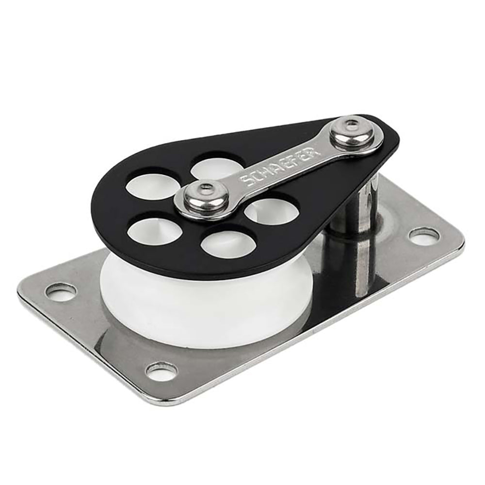 Schaefer Series 3 Flat Base/Alum Cheek/Delrin Sheave 303-09