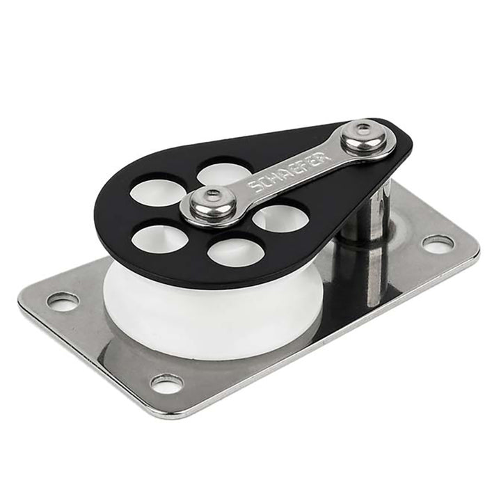 Schaefer Series 3 Flat Base/Alum Cheek/Delrin Sheave 303-09