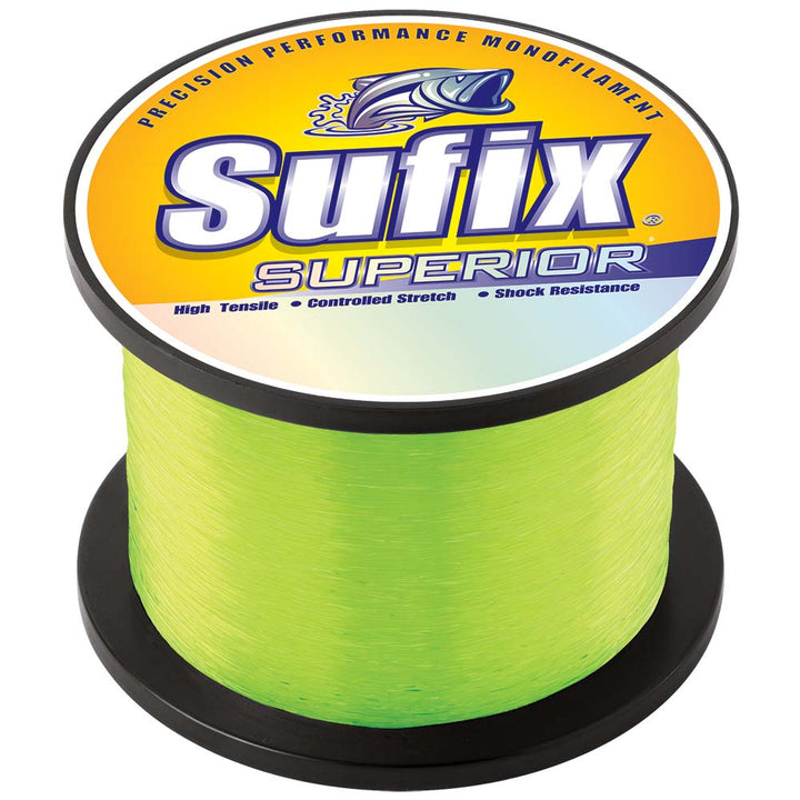 Superior Hi-Vis Yellow Monofilament - 80lb - 655 yds 644-180