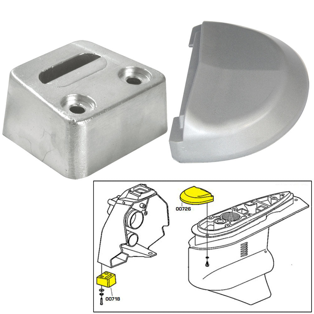 Tecnoseal Anode Kit w/Hardware - Volvo SX - Magnesium 20708MG