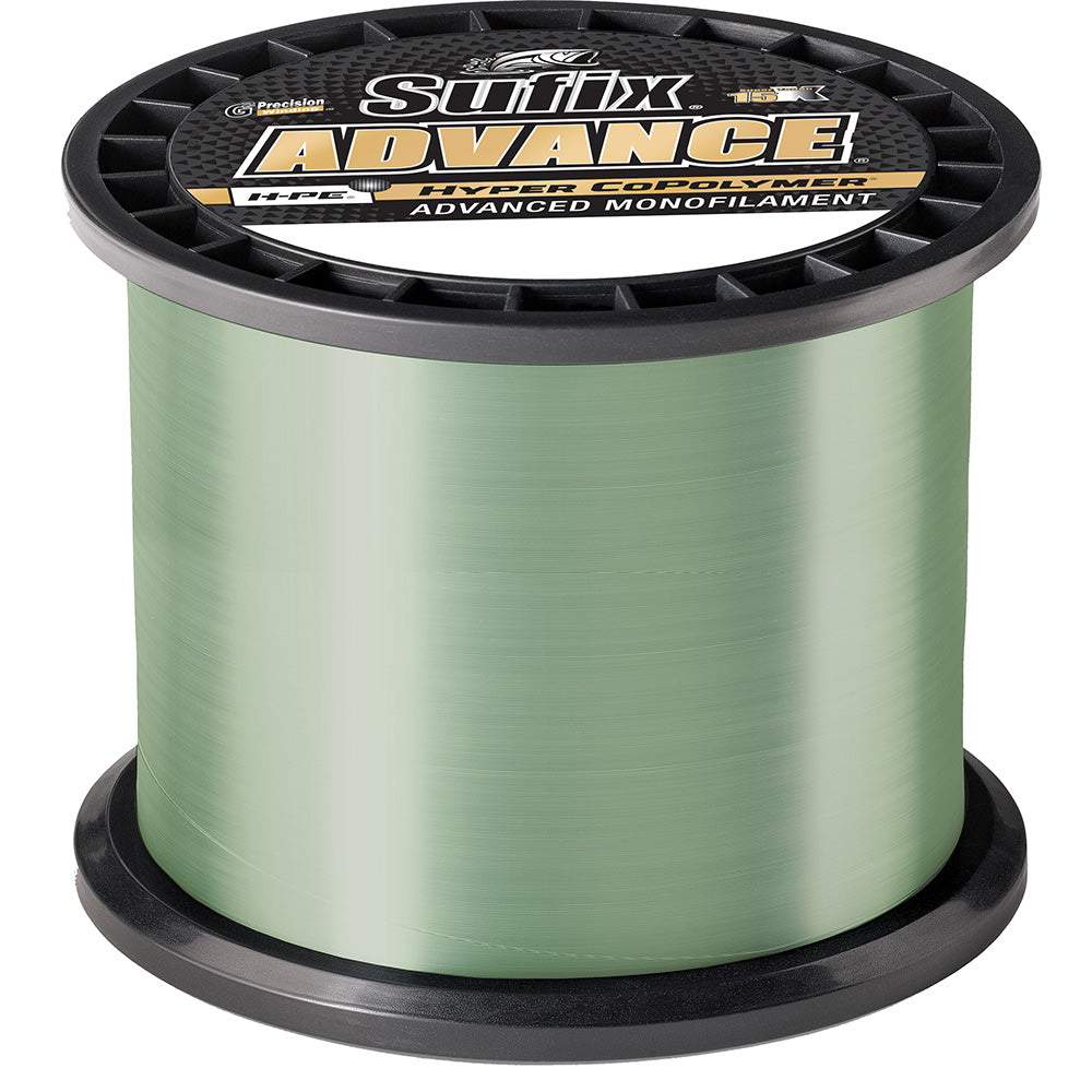 Sufix Advance® Monofilament - 14lb - Low-Vis Green - 1200yds 604-1014G