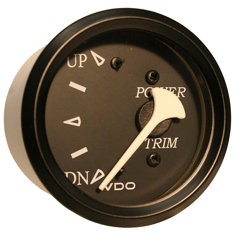 VDO Cockpit Marine Trim Gauge - f/Evinrude and Johnson Engines - Black Dial/Bezel 382-11804