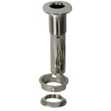 C.E. Smith 70 Series Screwless Flush Mount Rod Holder - 0 Degree - Stainless Steel - Cast Bottom - Black Liner - Boxed 53676C