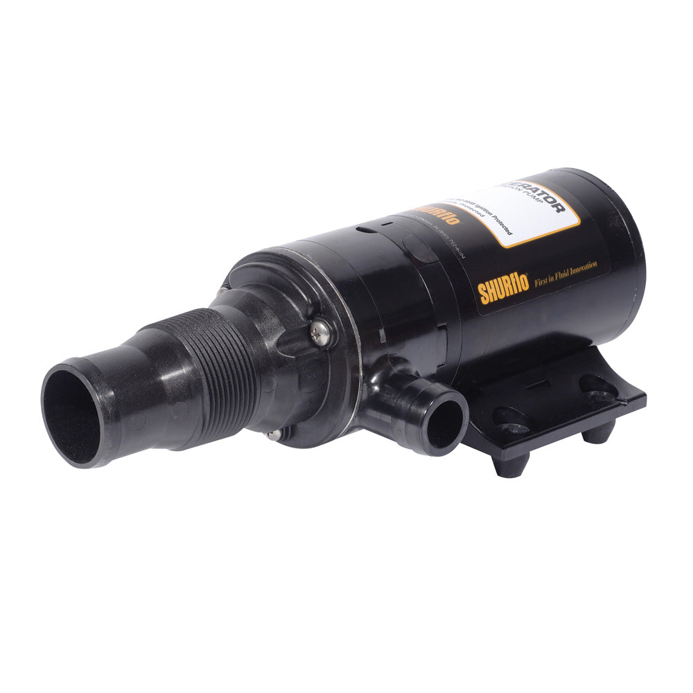 Shurflo by Pentair MACERATOR Pump w/180° Port - 12 VDC, 13 GPM 3200-101