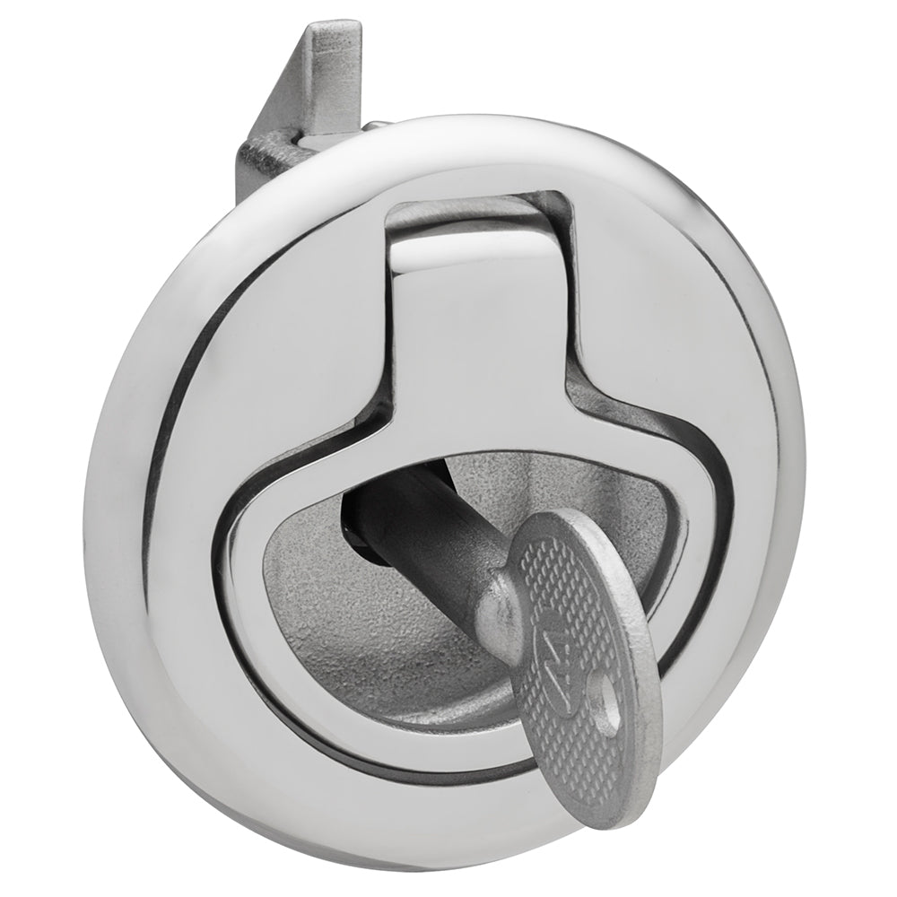 Whitecap Slam Latch Stainless Steel Locking Ring Pull 6136C