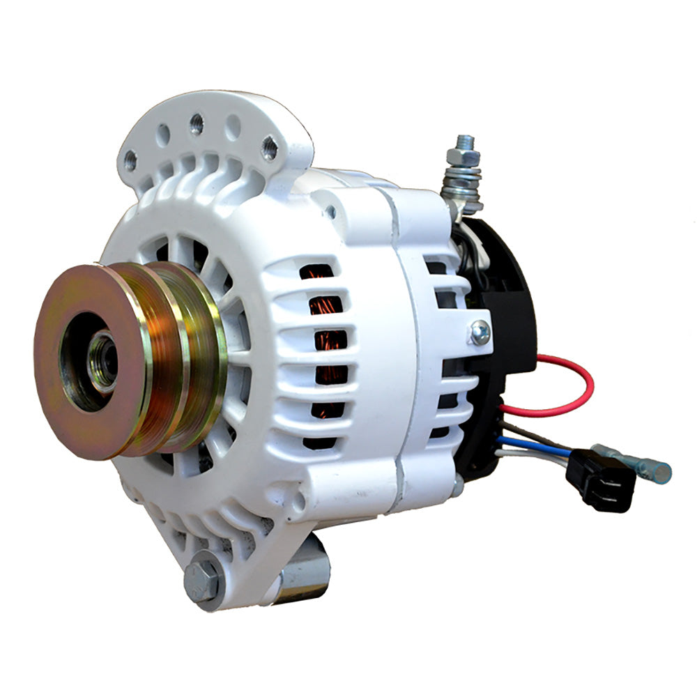 Balmar Alternator 100 AMP 12V 1-2" Single Foot Spindle Mount Dual Vee Pulley w/Isolated Ground 621-100-DV