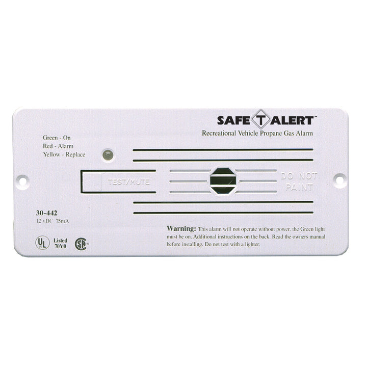 Safe-T-Alert 30 Series 12V RV Propane Alarm - White 30-442-P-WT