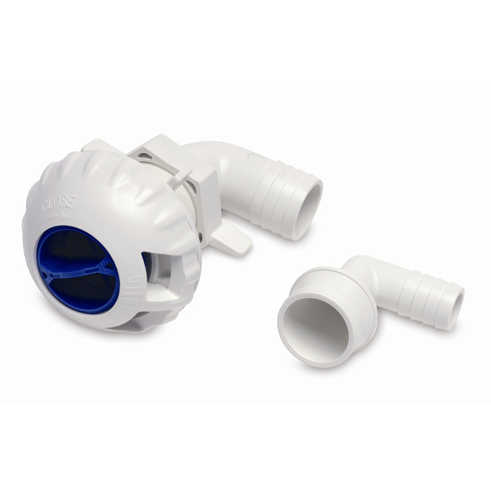 Shurflo by Pentair Livewell Fill Valve w/3/4" & 1-1/8" Fittings 330-021