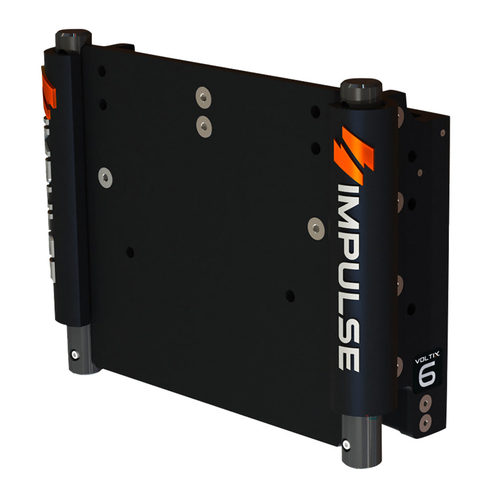 IMPULSE 6" Set Back Electric Jack Plate w/Standard Control - Black Anodize 75052-B