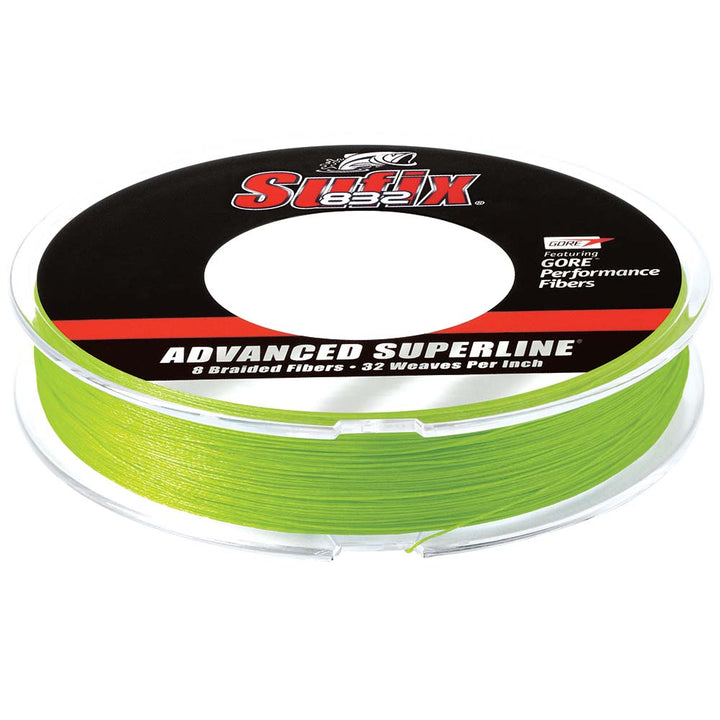 Sufix 832® Advanced Superline® Braid - 8lb - Neon Lime - 150 yds 660-008L