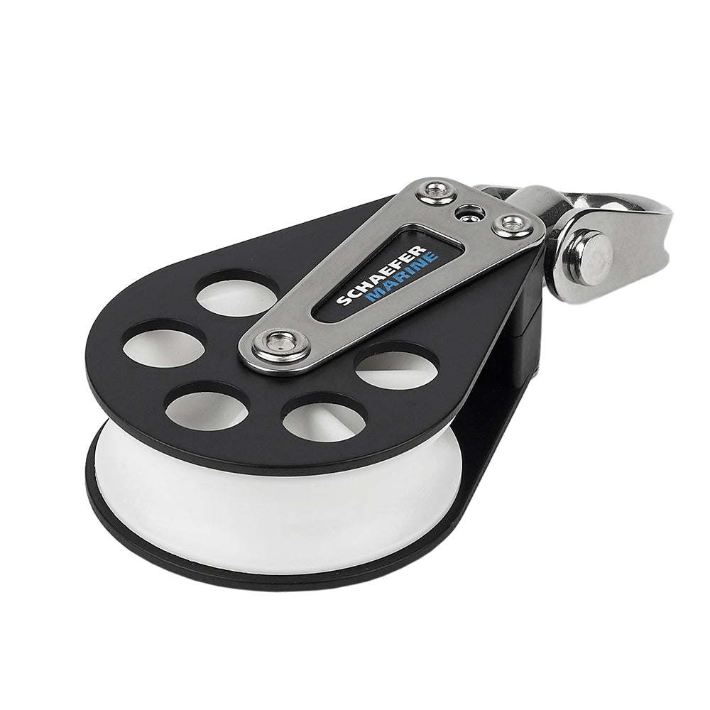 Schaefer Single Aluminum Block - 60mm Sheave 704-05