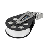 Schaefer Single Aluminum Block - 60mm Sheave 704-05