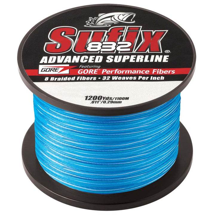 Sufix 832® Advanced Superline® Braid - 6lb - Coastal Camo - 1200 yds 660-306CC