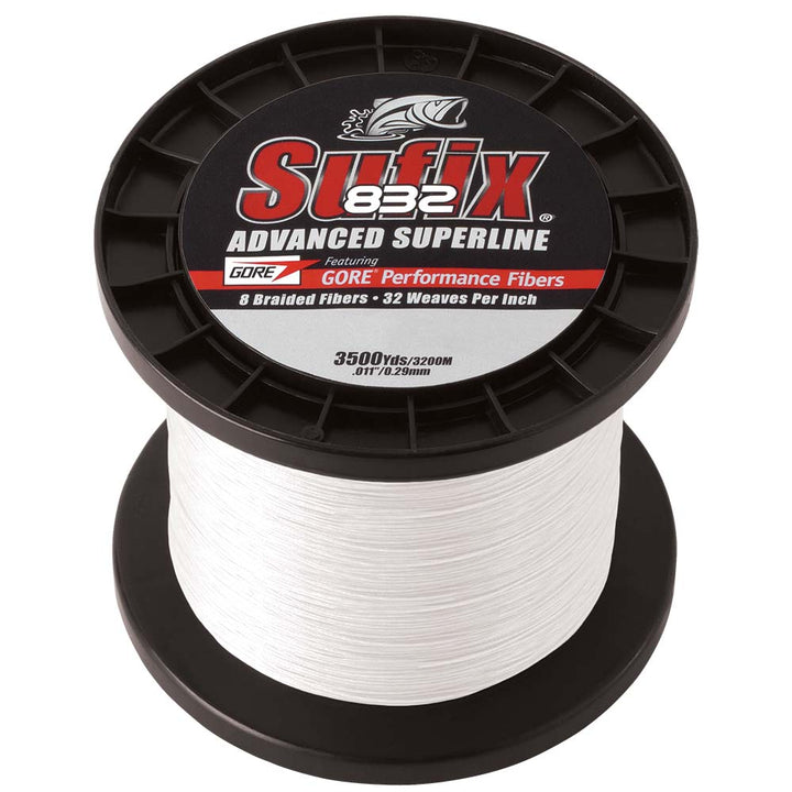 Sufix 832® Advanced Superline® Braid - 10lb - Ghost - 3500 yds 660-410GH
