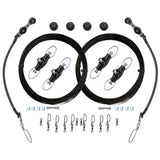 Rupp Double Rigging Kit w/Nok-Outs - 320' Black Mono CA-0026-MO