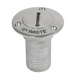Whitecap Tapered Hose Deck Fill - 1-1/2" - Waste 6126SC