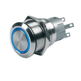 BEP Push-Button Switch 24V Momentary On/Off - Blue LED 80-511-0008-00