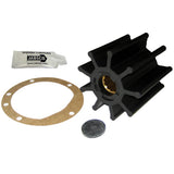 Jabsco Impeller Kit, For 50270-0 and 50270-2 Pumps, 3-3/4 in Diameter, 3-1/2 in Depth, 1 in Shaft Diameter, 9-Blade, Nitrile, Spline Drive