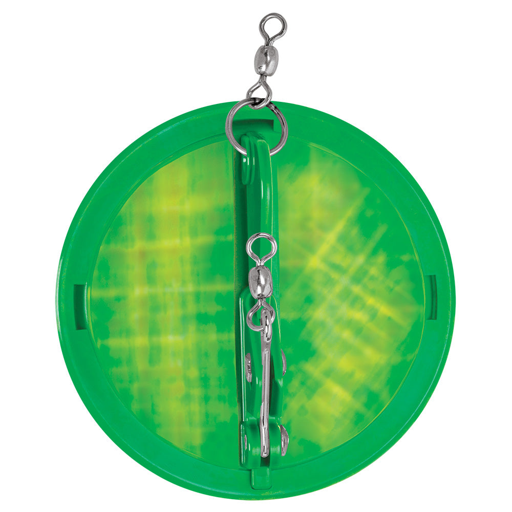Luhr-Jensen 4-1/8" Dipsy Diver - Kelly Green/Silver Bottom Moon Jelly 5560-001-2511