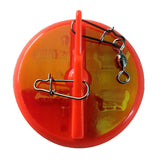 Luhr-Jensen 2-1/4" Dipsy Diver - Fire/Silver Bottom Moon Jelly 5560-030-2510
