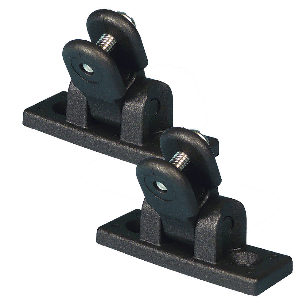 Carver Deck Hinge Nylon Pair - Black 7782B
