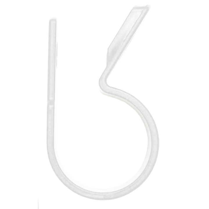 Pacer Nylon C-Clamps - 3/16" - Natural Color - 25 Pack BCCH03-25