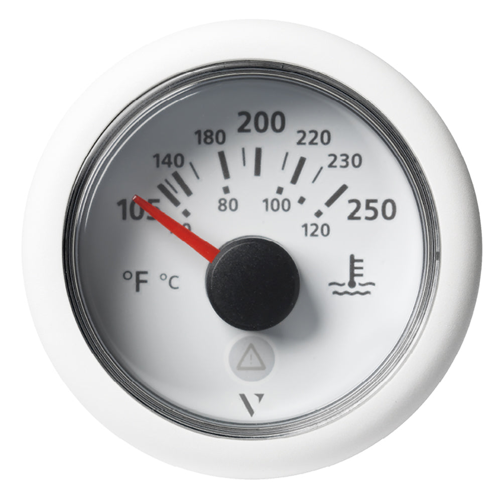 Veratron 52 MM (2-1/16") ViewLine Temperature Gauge 105°F to 250°F - White Dial/Bezel A2C59514241