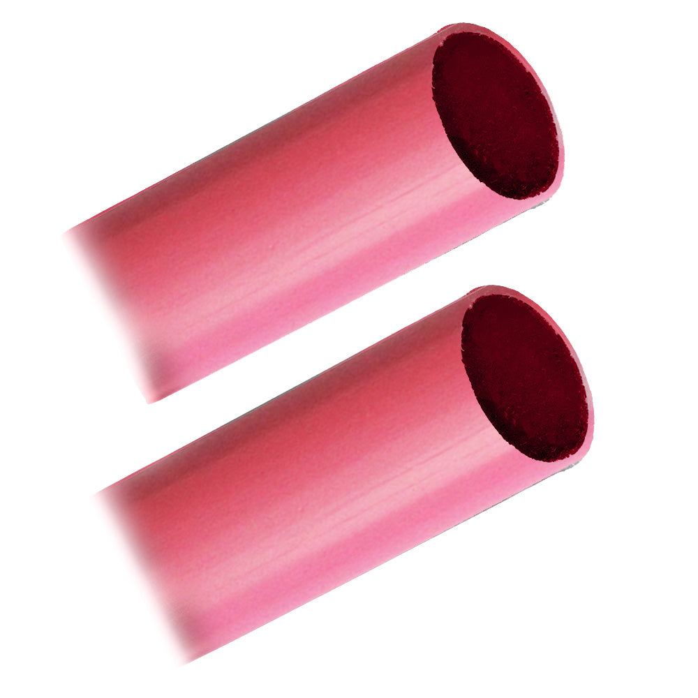 Pacer Battery Cable Heavy Wall Heat Shrink Tubing - 1" x 12" - Red (2-Pieces) BHW1-12RD-2