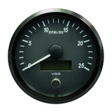 VDO SingleViu 100mm (4") Tachometer - 2500 RPM A2C3832820030