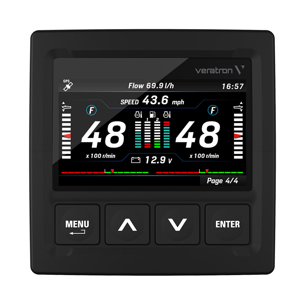 Veratron OceanLink® 4.3" NMEA 2000® Certified TFT Gateway - Black A2C1352150001