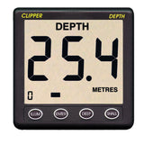 Clipper Depth Instrument w/ Thru Hull Transducer & Cover CL-D